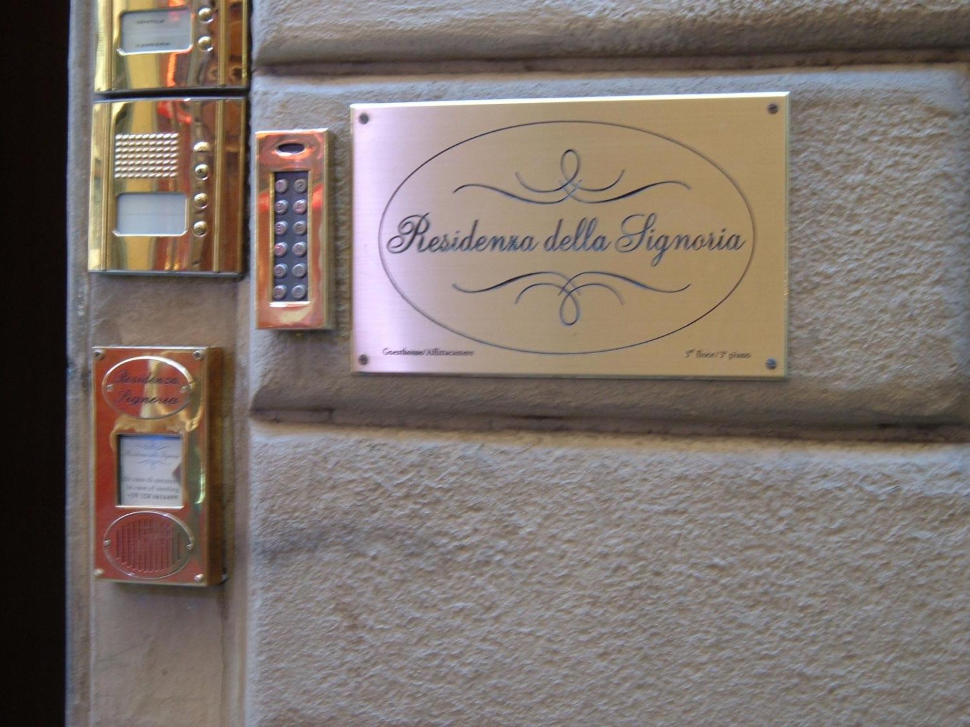 Residenza Della Signoria Otel Floransa Dış mekan fotoğraf
